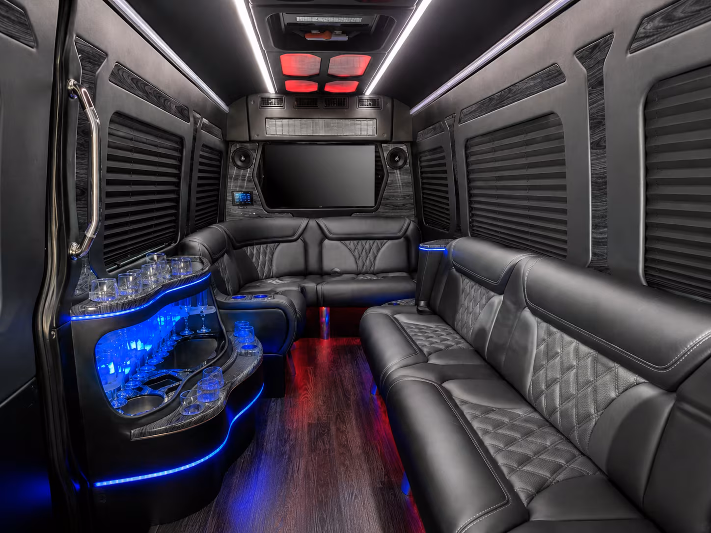 carlsbad 50 passenger party bus interior