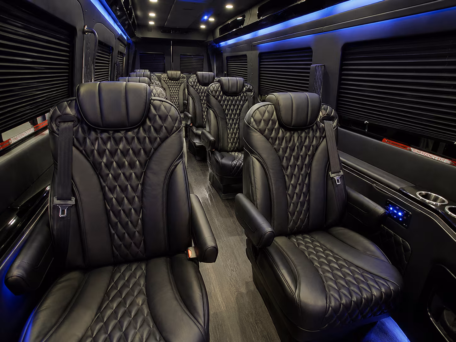 carlsbad wedding transportation onboard seating