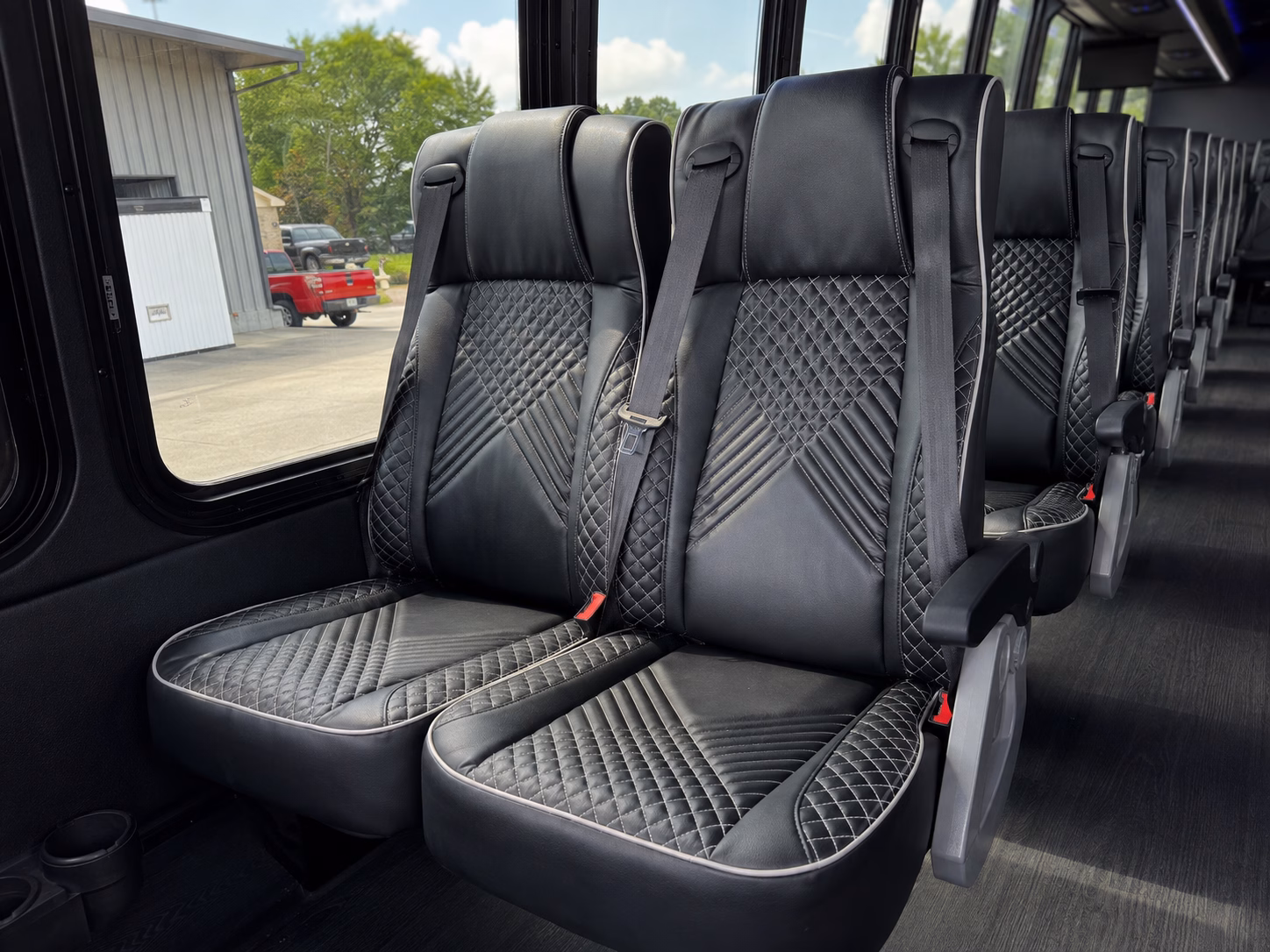 the right bus for bridal party pickups guest shuttles and everything in between